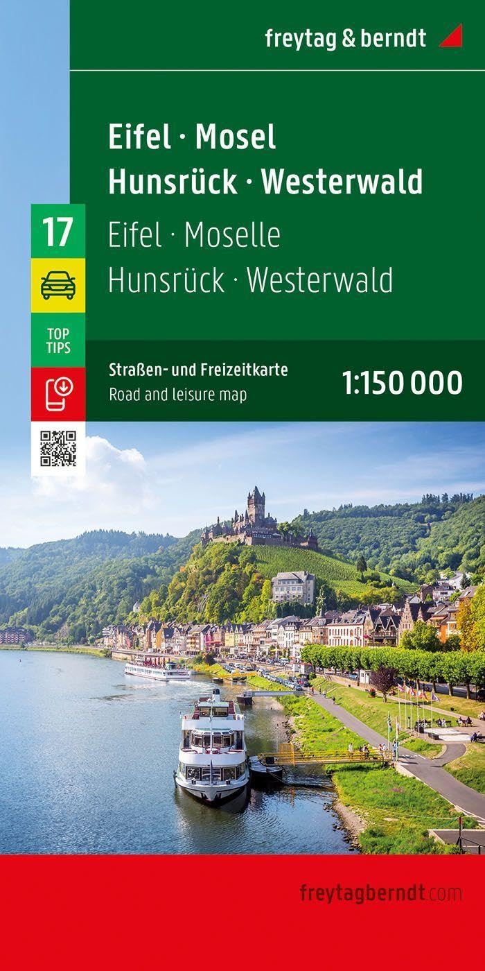 unbekannt Eifel - Mosel - Hunsrück - Westerwald, Straßen- Und Freizeitkarte 1, 150.000, Freytag & Berndt, Mit Infos, Top Tips (freytag & Berndt Auto +