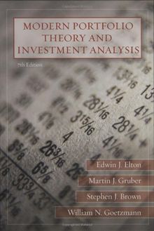 Modern Portfolio Theory and Investment Analysis