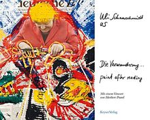 Die Verwunderung des Betrachters beim Zeitung lesen: paint after reading