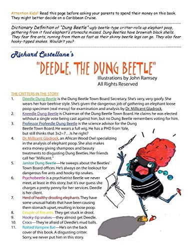 ''DEEDLE, THE DUNG BEETLE''
