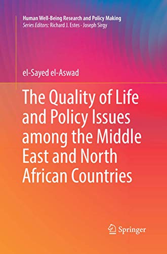 The Quality of Life and Policy Issues among the Middle East and North African Countries (Human Well-Being Research and Policy Making)