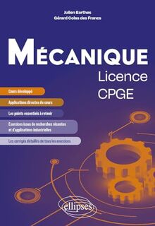 Mécanique : licence, CPGE