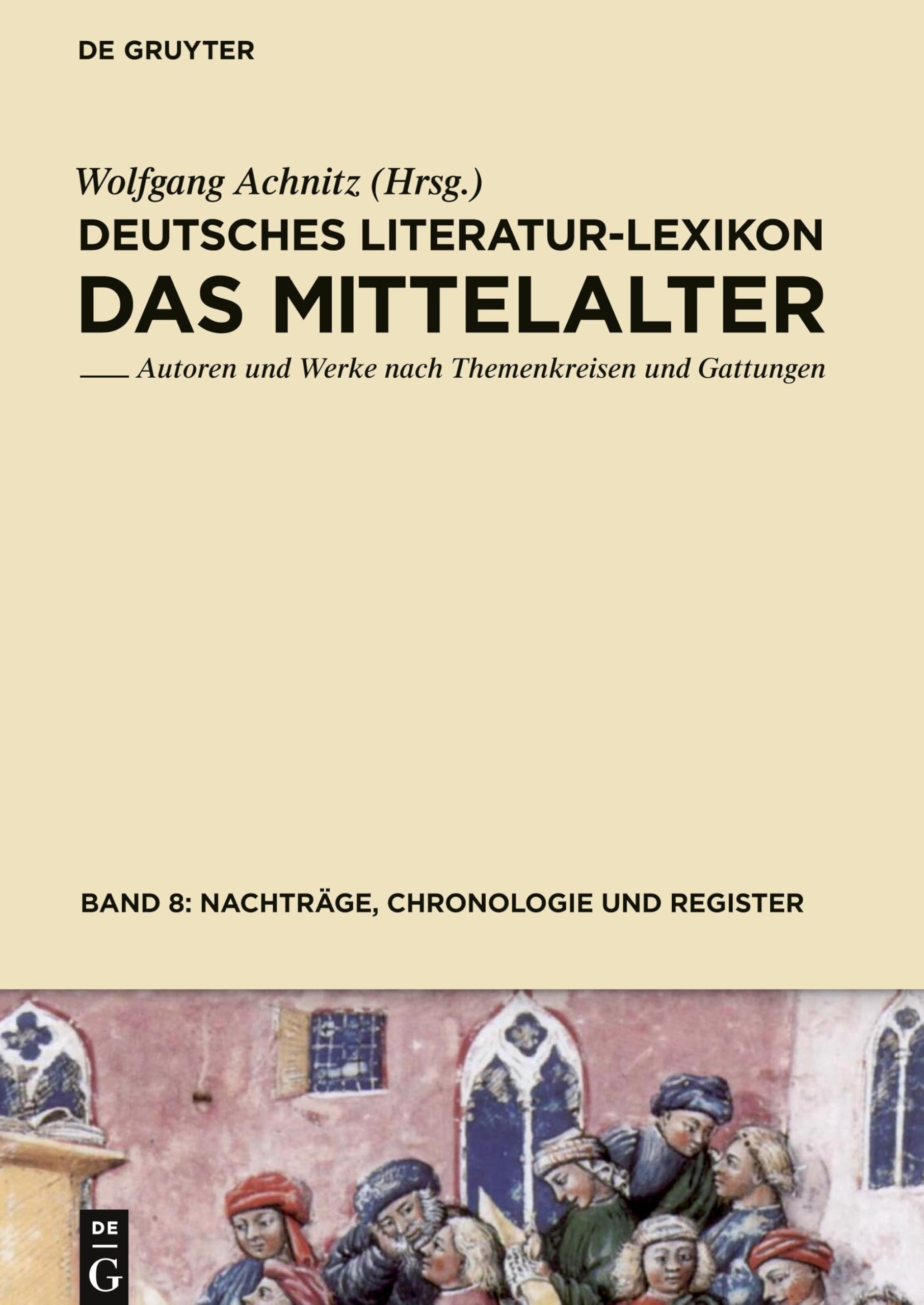 Nachträge, Chronologie und Register