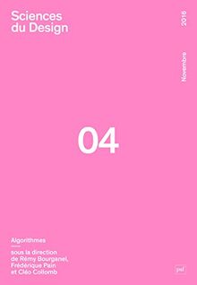 Sciences du design, n° 4. Algorithmes
