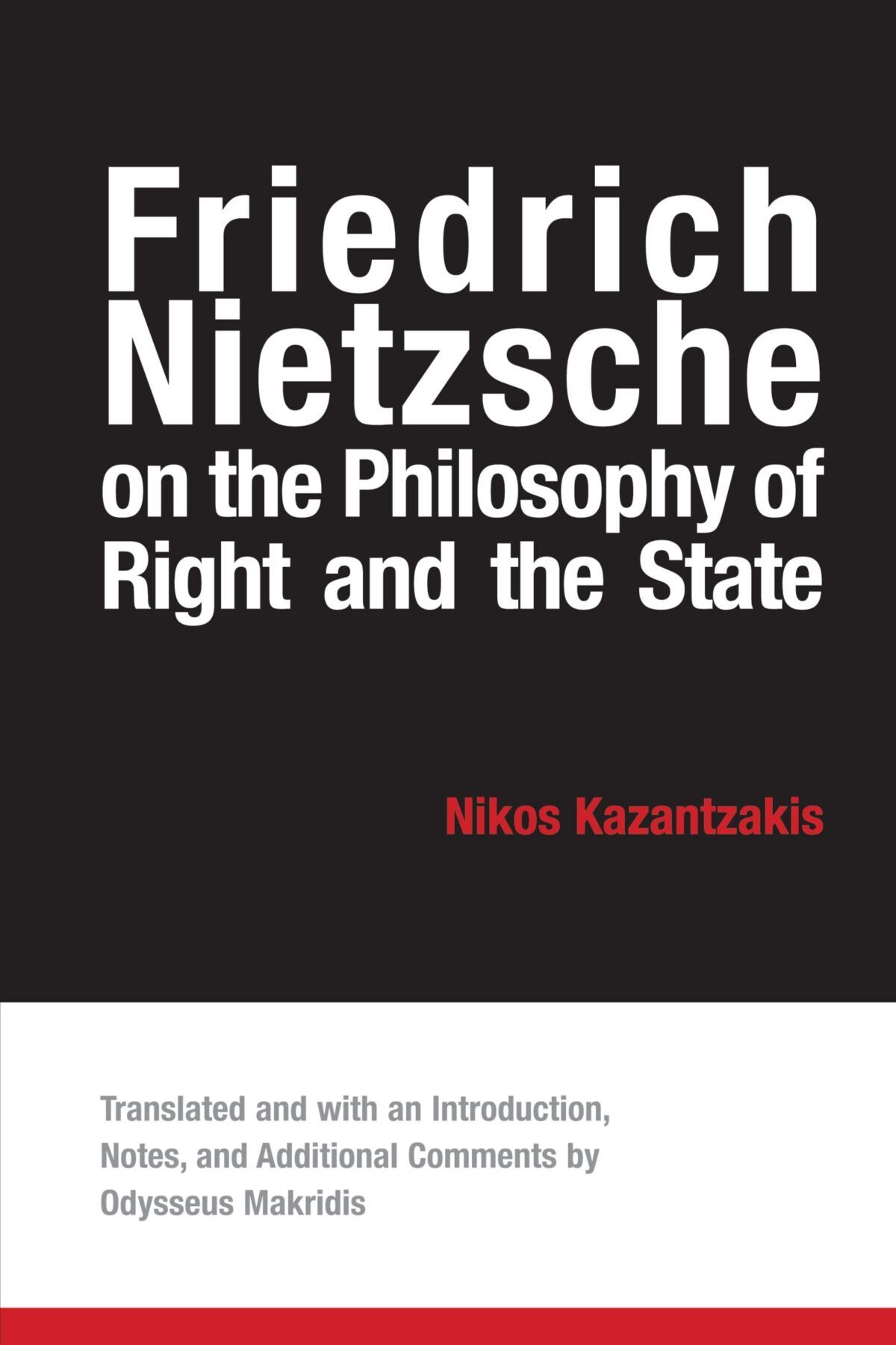 Friedrich Nietzsche on the Philosophy of Right and the State