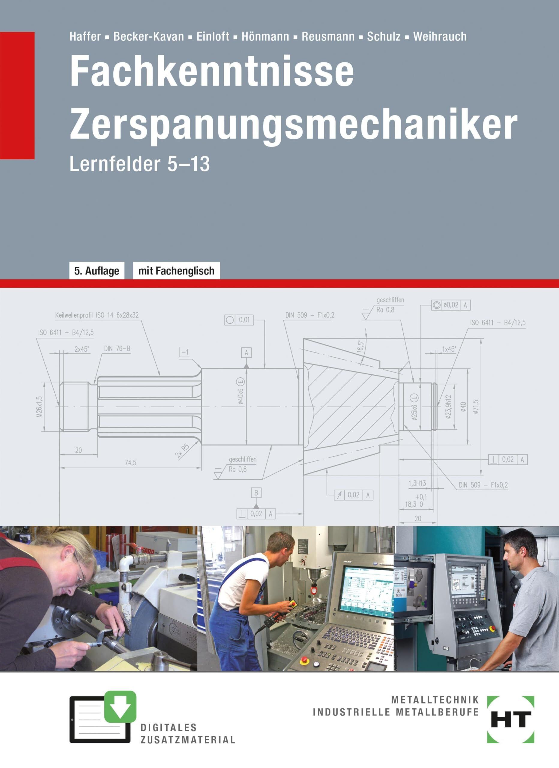 eBook inside: Buch und eBook Fachkenntnisse Zerspanungsmechaniker