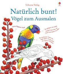 Natürlich bunt! Vögel zum Ausmalen