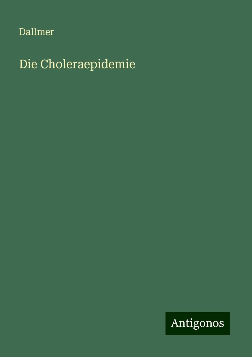 Die Choleraepidemie