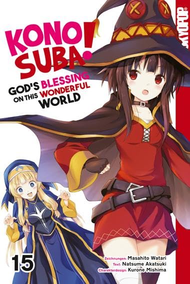 Konosuba! Gods Blessing On This Wonderful World! 15 - Masahito Watari Natsume Akatsuki Kurone Mishima Kartoniert (TB)