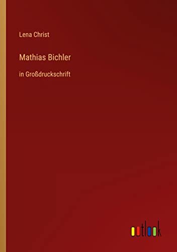 Mathias Bichler: in Großdruckschrift