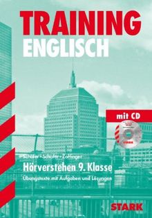 Training Englisch Mittelstufe / Mittelstufe / Hörverstehen 9. Klasse: Übungstexte mit Aufgaben und Lösungen. Mit Audio-CD