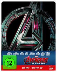 Avengers - Age of Ultron 3D + 2D Steelbook [3D Blu-ray] [Limited Edition] von Whedon, Joss | DVD | Zustand sehr gut