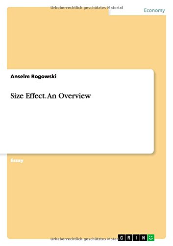 Size Effect. An Overview
