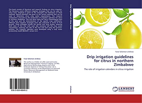 Drip irrigation guidelines for citrus in northern Zimbabwe: The role of irrigation calendars in citrus irrigation