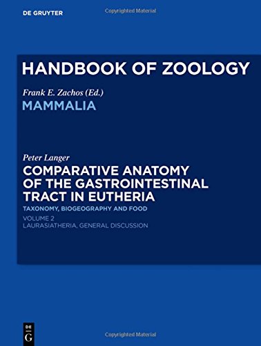 Handbook of Zoology/ Handbuch der Zoologie. Handbook of Zoology. Comparative Anatomy of the Gastrointestinal Tract in Eutheria: Comparative Anatomy of ... Biogeography and Food. Laurasiatheria