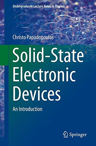 Solid-State Electronic Devices: An Introduction (Undergraduate Lecture Notes in Physics)
