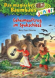 Das magische Baumhaus junior (Band 27) - Geheimauftrag im Spukschloss: Kinderbuch zum Vorlesen und ersten Selberlesen - Mit farbigen Illustrationen - Für Mädchen und Jungen ab 6 Jahre