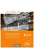 studio: Die Mittelstufe: B2: Band 2 - Unterrichtsvorbereitung mit Kopiervorlagen und Tests