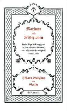 Maximen und Reflexionen