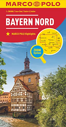 unbekannt Marco Polo Regionalkarte Deutschland 12 Bayern Nord 1, 200.000