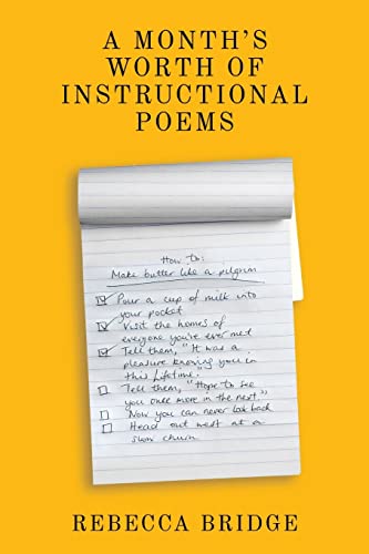 A Months Worth of Instructional Poems