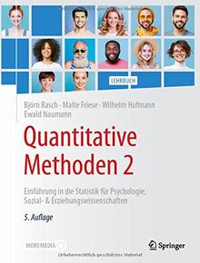 Quantitative Methoden 2: Einführung in die Statistik für Psychologie, Sozial- & Erziehungswissenschaften