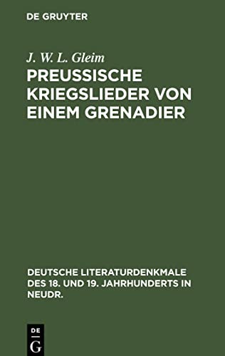 Preussische Kriegslieder von einem Grenadier