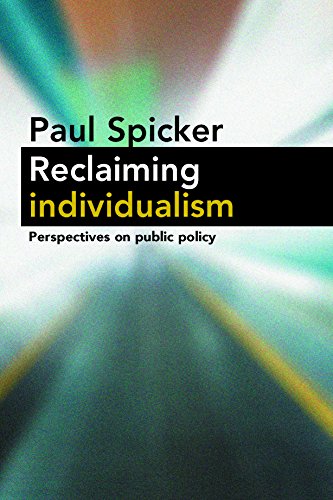 Reclaiming individualism: Perspectives on Public Policy