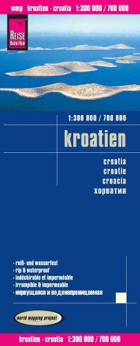 Reise Know-How Landkarte Kroatien (1:300.000 / 700.000) - world mapping project:: Exakte Höhenlinien. Höhenschichten-Relief. GPS-tauglich durch ... ... Straßennetz. Ausführlicher Ortsindex