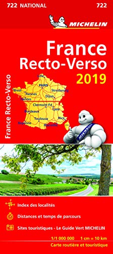 Carte France recto-verso Michelin 2019