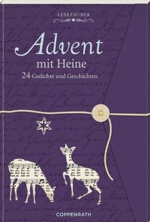 Lesezauber: Advent mit Heine - Briefbuch zum Aufschneiden: 24 Gedichte und Geschichten