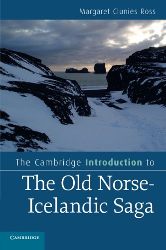 Margaret Clunies Ross The Cambridge Introduction To The Old Norse-Icelandic Saga (Cambridge Introductions To Literature)
