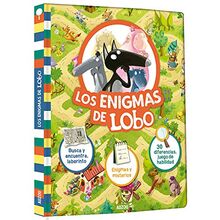 Los enigmas de Lobo. Busca y encuentra y laberinto. Enigmas y misterios. 30 diferencias y juego de habilidad.