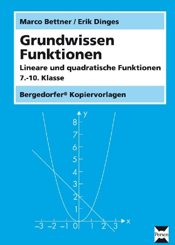 Funktionen: Lineare und quadratische Funktionen (7. bis 10. Klasse)