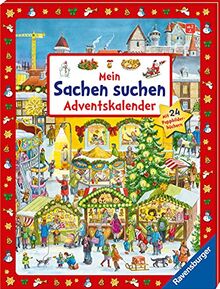 Mein Sachen suchen Adventskalender: Mit 24 Pappbilderbüchern