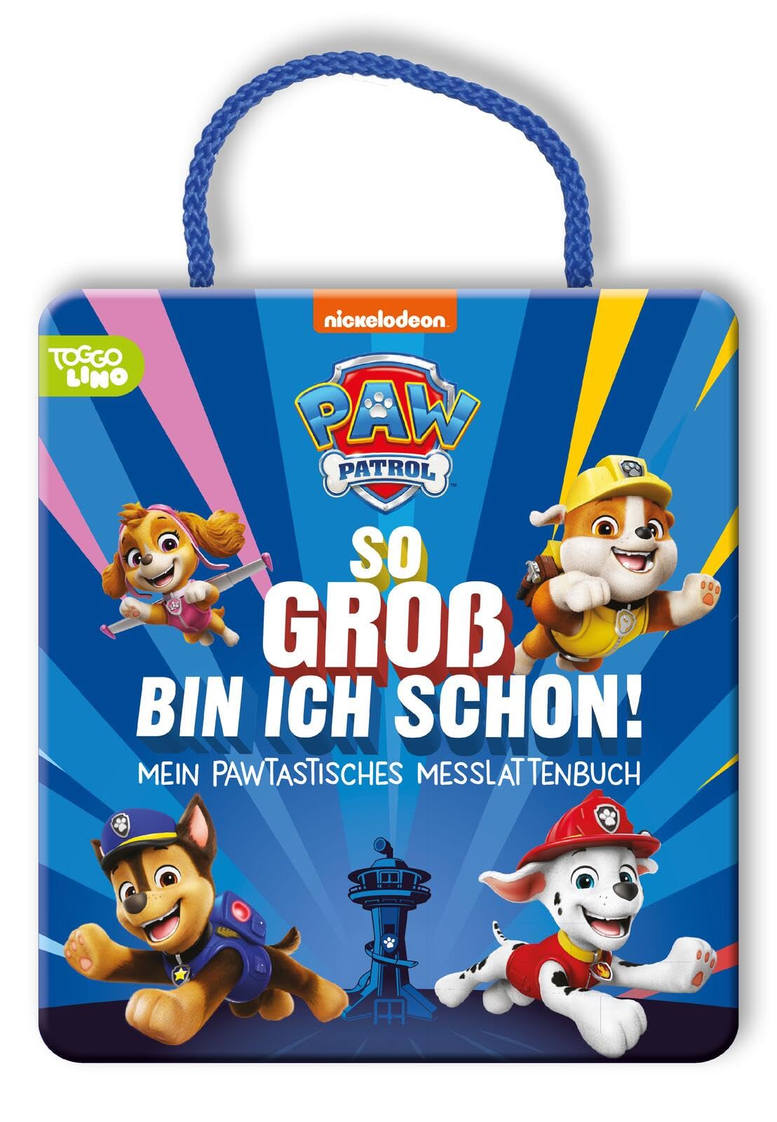 PAW Patrol Pappbilderbuch: So groß bin ich schon!: Mein PAWtastisches Messlattenbuch | Messlatte ab 3 Jahren mit Chase, Marshall, Skye, Rubble: Wachsen, vergleichen, staunen!