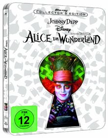 Alice im Wunderland - Steelbook [Blu-ray] [Collector's Edition] von Burton, Tim | DVD | Zustand sehr gut