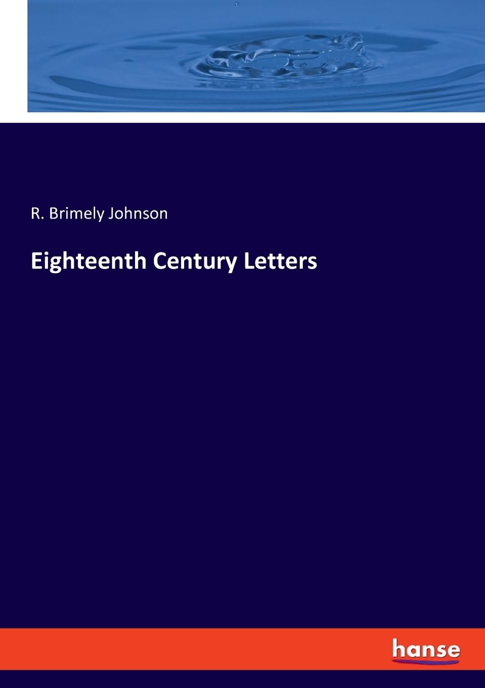 Eighteenth Century Letters: DE