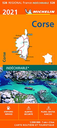 Carte Michelin Corse 2021