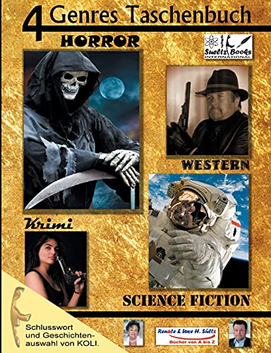 4 Genres Taschenbuch Krimi Sci-FI Horror Western: KOLI stellt das Autorenpaar SÜLTZ AUF SYLT vor