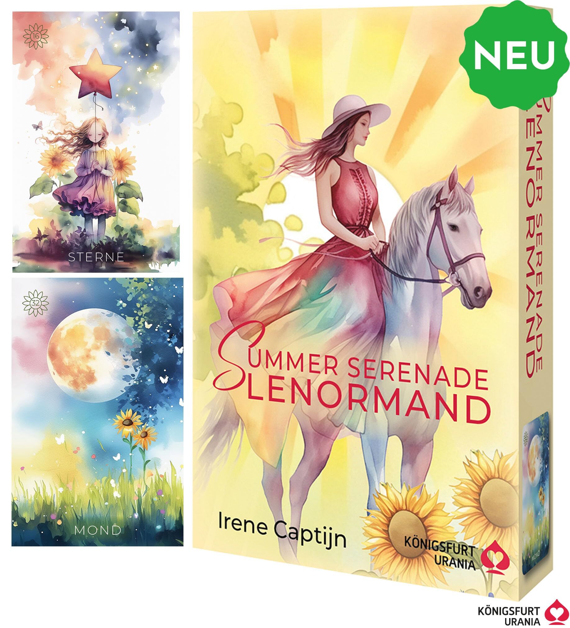 Summer Serenade Lenormand - 38 Lenormand-Karten und Booklet (DE) - Neuware