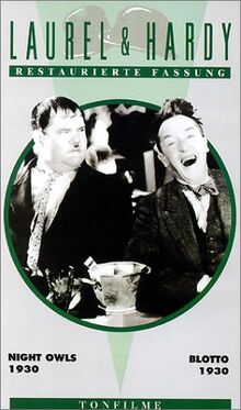 Laurel & Hardy - Night Owls / Blotto [VHS]