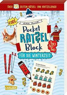 Pocket-Rätsel-Block: für die Winterzeit: 100% Rätselspaß für deine Tasche