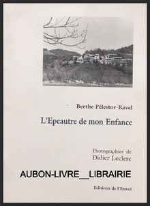 L'épeautre de mon enfance