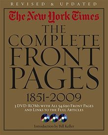 New York Times:The Complete Front Pages 1851-2009 Updated Edition