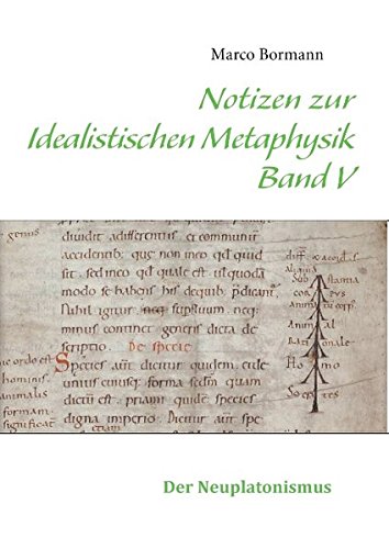 Notizen zur Idealistischen Metaphysik V: Band V - Der Neuplatonismus
