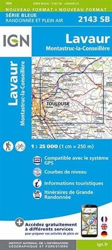 Lavaur.Montastruc-La-Conseillere 1:25 000