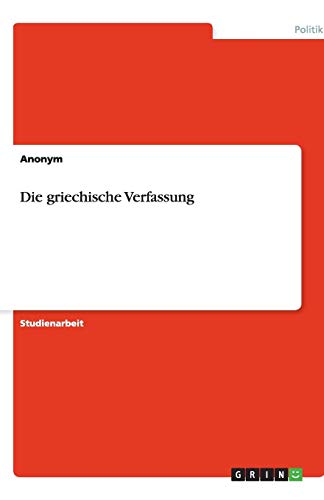 Die griechische Verfassung