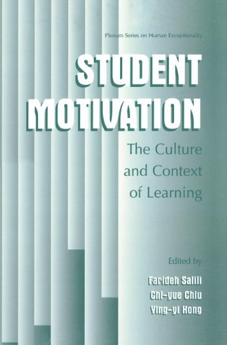 Student Motivation: The Culture and Context of Learning (The Springer Series on Human Exceptionality)