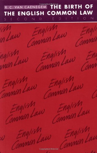 Birth of the English Common Law 2ed (Cambridge Paperback Library)
